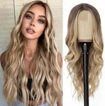 NAYOO Long Ombre Blonde Wavy Wig fo