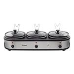 Stalwart DA-NSC325 Ceramic Pot Slow Cooker 3x2.5 litres