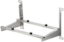 TURBRO Wall Mount Stand for Mini Split Ductless Air Conditioner Heat Pump System, Sturdy Stainless Steel Bracket w/Dual Cross-Bars, Support Condenser up to 550 lbs (7,000 - 24,000 BTU)