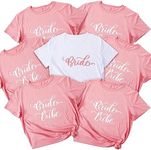 Leumoi 7 Pcs Bachelorette Party Tee