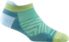 Darn Tough Women's Run No Show Tab Ultra-Lightweight Sock (Style 1043) - Aqua, Medium