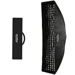 Godox Softbox Strip Grid Softbox Strip Box Honeycomb Grid Softbox for Photo Strobe Studio Flash Softbox Bowens Mount (FW30X120)