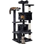 Yaheetech 54in Cat Tree Tower Condo, Cat Tree for Indoor Cats w/Scratching Post for Kittens Pet House Play