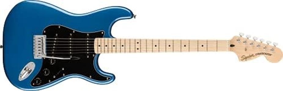 Squier Affinity Series Stratocaster Electric Guitar, with 2-Year Warranty, Lake Placid Blue, Maple Fingerboard