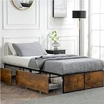 GAZHOME Twin XL Bed Frame with 2 XL