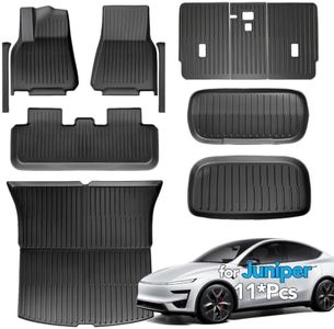SUPER LINER Tesla New Model Y Juniper Floor Mats 2025 2026, TPE 12PCS