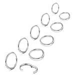 MILACOLATO Small Hoop Earrings for Women Men Surgical Steel Cartilage Huggie Earrings Snug Lobes Nose Ring Lip Ring Daith Helix Piercing Jewellery Tiny Hoop Hinged Sleeper Earrings 6/7/8/9/10MM 5S