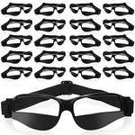 20 Pieces Basketball Dribbling Goggles Basketball Training Goggles No Look Eye Goggles Sport Dribble Specs Goggles for Dribble Specs Team Training Aid Sports Equipment