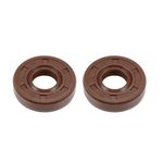 uxcell Oil Seal 12mm Inner Dia 28mm OD 7mm Thick Fluorine Rubber Double Lip Seals 2Pcs