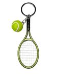 Elegant Attire Club Tennis Ball Keyring Keychain for Men and Women, Gift for Tennis Players