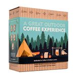 Outdoor Coffee Gift Set for Men & Women - 5 of The World's Finest Single Estate Specialty & Organic Coffees | Brew & Enjoy Anytime, Anywhere | Camping & Traveller Themed Assortment Box for Him & Her