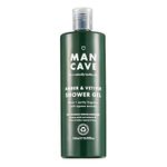 ManCave Amber Vetiver Mens Shower Gel, 500 ml, Body Wash, Natural Ingredients, Vegan, Eco-Conscious and Cruelty-Free, Invigorating Shower Gel for Men with Rich Amber, Fresh Cypress, Body Wash for Men