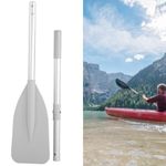 Water Marine Paddles, High Toughness Inflatable Dinghy Canoe Water Marine Sports Aluminum Alloy Oars 2 Pieces Paddles with 2 Pieces Rod Set Paddles for Inflatable Boat Inflatable Boat Oars Boat Oars