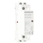 Baomain Universal AC Contactor HC1-25/20 AC 110V-120V 25A 2 Pole 2NO 50/60Hz Circuit Control 35mm DIN Rail