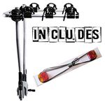 Thule 972 Cycle Carrier Towbar Mounted | Holds 3 Bikes with Trailer Board