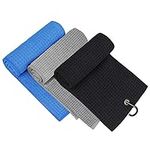 MOSUMI 3 Pack Golf Towel for Bags w