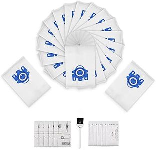 Improvedhand 20 Packs 3D Airclean Bags Replacement for Miele GN Vacuum Classic C1 Complete C1 Complete C2 S227 S240 S270 S400 S2 S5 S8 Series with 5 Motor Protection Filters, 5 AirClean Filters