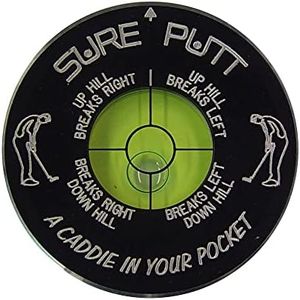 Sure Putt - Golf Putting Aid & Green Reader - Black