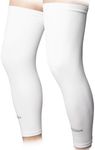 COOLOMG Compression Leg Sleeves Whi