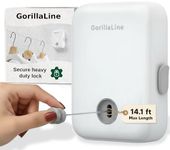 GorillaLine - Retractable Clothesline Indoor Outdoor Clothes Line - Heavy Duty Clothes Drying Laundry Line - Wall Mounted Drying Rack - Air Dry Clothing