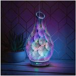 Lesser & Pavey Desire 3D Aroma Humidifier Diffuser - Essential Oil Ultrasonic Aromatherapy Air Humidifier – 4 Mist Modes, Quiet, Colourful Light + Auto Shut-Off