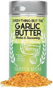 Everything But The Garlic Butter Herbs & Seasoning | Gourmet Seasoning, Artisanal Spice Blend | All Natural, Non GMO | Small Batch, Hand Made | Made in USA | No MSG or Artificial Ingredients | GLP-1 Friendly | Sustainably Sourced, Ultra Premium Spice Mix | Bougie BBQ | Gustus Vitae | #809