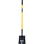 Square Point Shovels, Fibreglass, Tempered Steel Blade, Straight Handle, 48" Long