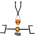 Simond Store 10 Kg Crucible Tongs Set, Graphite Crucible Lifting and Metal Melting Adjustable Pouring Tong, Metal Casting Tools for Jewellers Blacksmith Metalsmith Refiners Set of 2