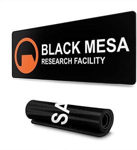 Extra Large Mouse Pad -Black Mesa Research Facility Half Life, Trucker Cap Desk Mousepad - 31.5"""" X 11.8""""x0.12''(3mm Thick)- XL Protective Keyboard Desk Mouse Mat for Computer/Laptop