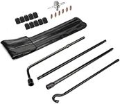 Dr.Roc Spare Tire Tool Kit with Spare Tire Jack Handle and Wheel Lug Wrench Spare Tire Kit Compatible with Toyota Tundra 2007 to 2022 Toyota Sequoia 2008 to 2022