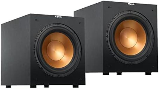 Klipsch 2X Reference R-12SW 12" 400W All-Digital Powered Subwoofer, Brushed Black Polymer Veneer