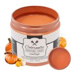 Colorantic | PUMPKIN SPICE Chalk Paint for Furniture DIY - Multi-Surface Craft Paint | TERRACOTA BURNT ORANGE Home Decor Painting for Wood (8 oz)