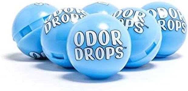 LOCK LACES Odor Drops Shoe Deodorizer Balls for Neutralizing Odor and Refreshing Sneakers, Gym Bags, Lockers and Cars 6 Pack