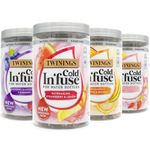 Twinings Cold Infuse - Assorted Flavours Variety Pack with 4 x 12 Infusers - Enhance Your Water with Natural Fruit and Herbal Blends for Refreshing Hydration and Wellness