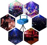 ZILLOQUIL Mini LED Disco Laser Light Projector Stage Lighting Sound DJ Voice Activated for Party Club Light, DJ Stage Lamp for Birthday Decoration and Diwali Festival Decoration (Dj Light)