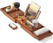 XcE Bamboo Bathtub Caddy Tray - Exp