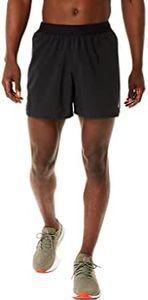 ASICS Men's Black Road 5In Short - XL