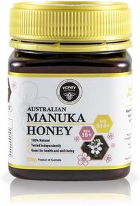 Manuka Honey MGO 514+ | Raw, Organic, Pure Certified Australian Honey for Immunity Support & Vitality | Natural Sweetener & Health Boost | Medical Grade, Nutrient-Rich Honey | 250g