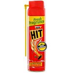 HIT Crawling Insect Killer – Cockroach Killer Spray (320ml) | Instant Kill | Deep-Reach Nozzle | Fresh Fragrance