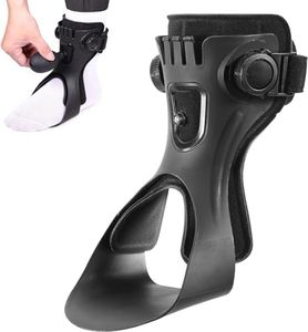 AFO Foot Drop Brace, Ankle Foot Orthosis for Men Women, Drop Foot Postural Correction Brace with Inflatable Airbag Lining, Can Be Worn with Shoes, for Recovery of Stroke Hemiplegia.(Left) (XL)