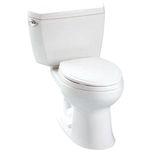 TOTO CST744E#01 Eco#Drake 2-Piece Toilet with Elongated Bowl, Cotton White