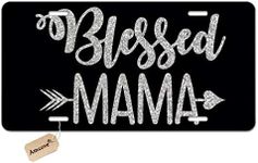 Amcove License Plate Blessed Mama C