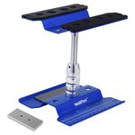 Hobbypark Aluminum Alloy RC Car Work Stand Repair Workstation 360 Degree Rotation Lift/Lower Tools for 1/12 1/10 1/8 Scale Car Models (Navy Blue)