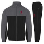 Liverpool Football Club Official Soccer Gift Boys Jacket & Pants Tracksuit Set, Red Liverbird, 6-7 Years