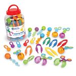 Learning Resources Helping Hands Fine Motor Tools Classroom Set, Toddler Learning Toys, Teacher Resources for Classroom, Sensory Toys for Toddlers, 24-Piece Ages 3+