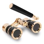 AiScrofa Opera Glasses Binoculars 3X25,Mini Binocular Compact Lightweight,with Chain for Adults Kids Women in Musical Concert