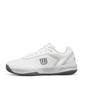 Wilson Womens Courtglide Women's Tennis Shoes, Snow White/Lunar Rock/Quiet Shade, 7