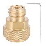 2 Colors Brass CO2 Adapter Replace Tank Canister Conversion for (Gold)