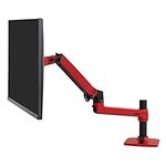 Ergotron 45-490-285 LX Desk Mount Monitor Arm, Adrenaline Red/Red, Fits up to 34" (3.2-11.3 kg)