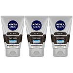 NIVEA Men All-In-1 Face Wash, 100 g (Pack of 3)